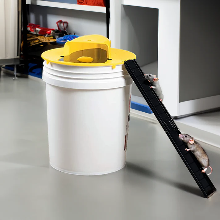 Smart Rodent Capture System for 5-Gallon Buckets