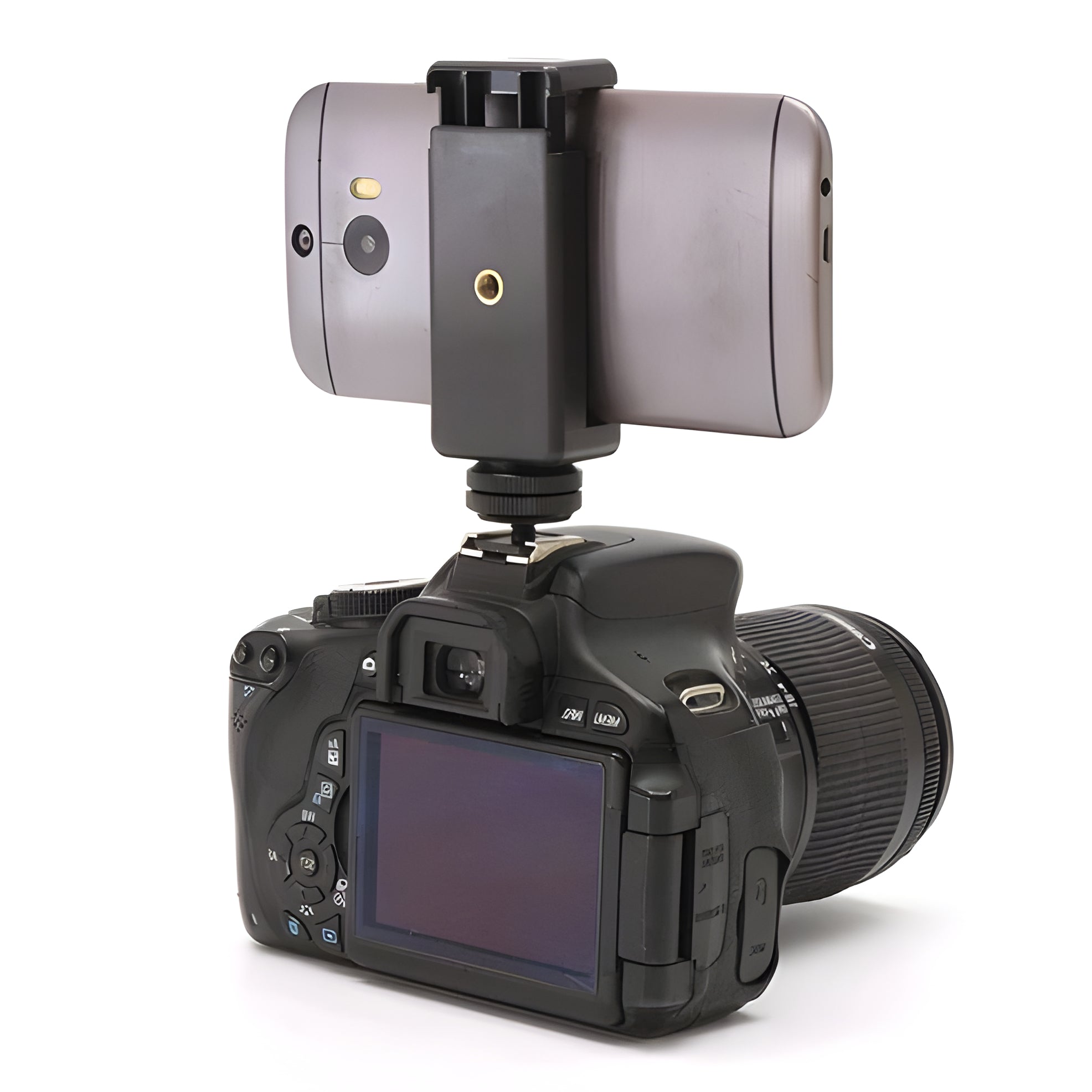 Dual Action Phone and DSLR Mounting System