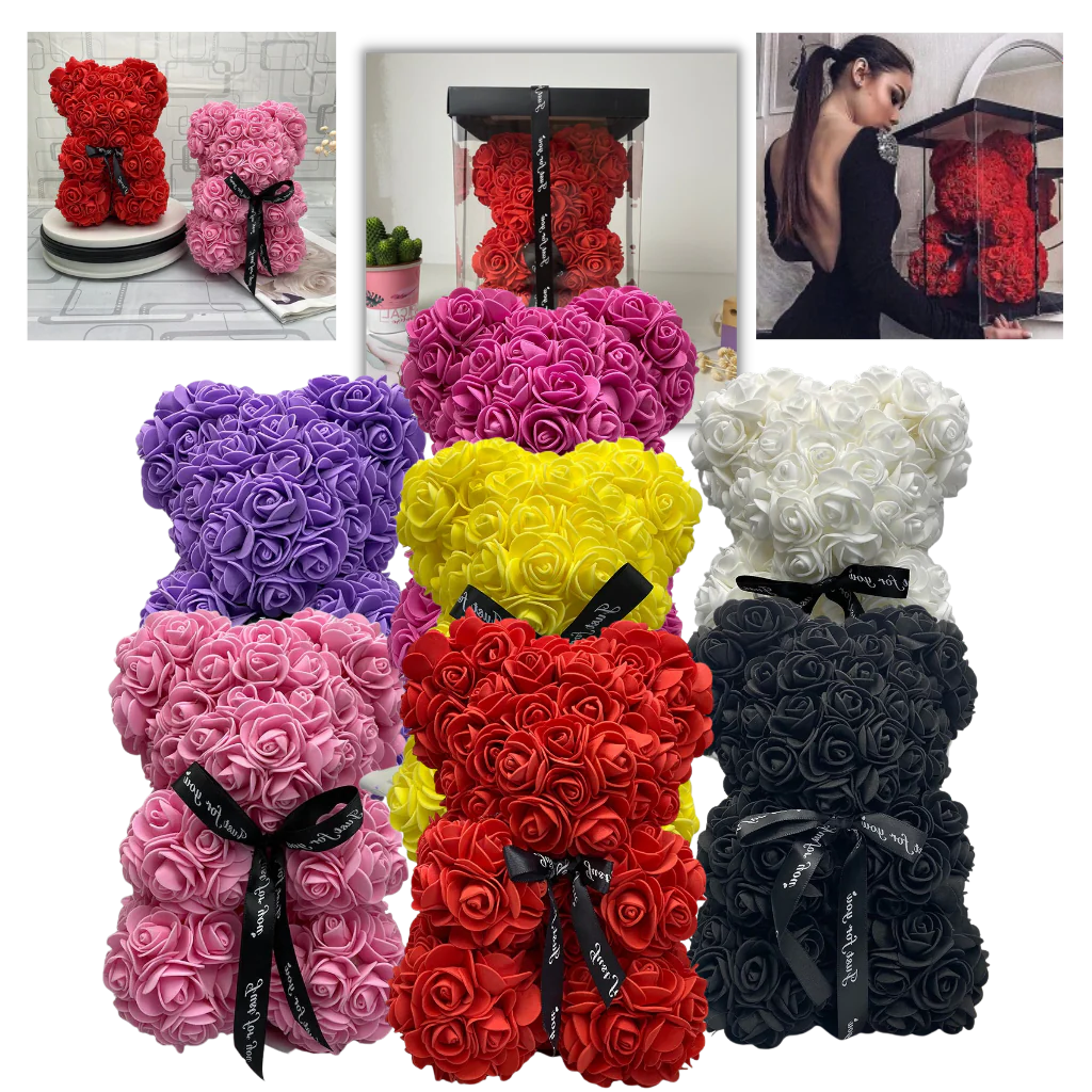 Charming Rose Plush Bear for Every Occasion