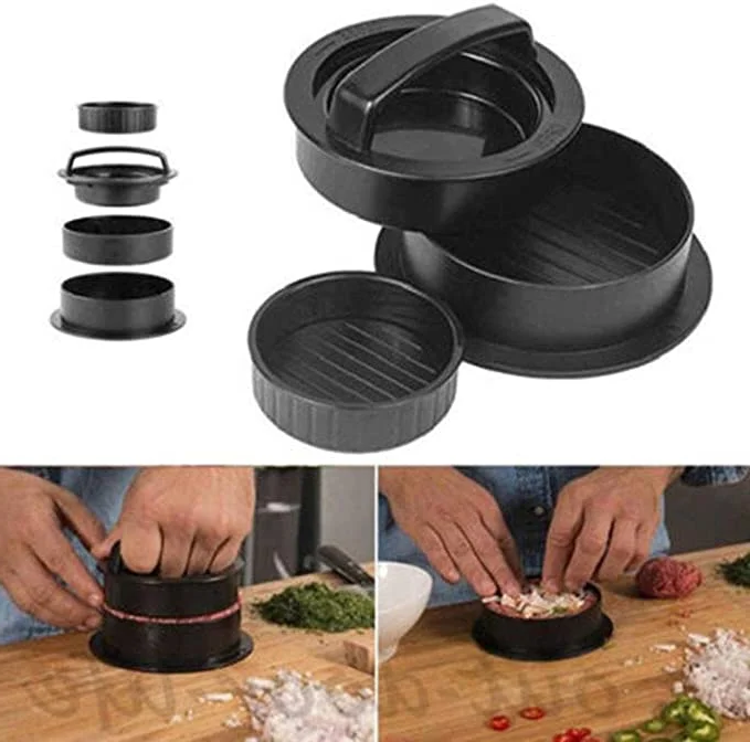 Precision Burger Patty Shaper with Adjustable Thickness