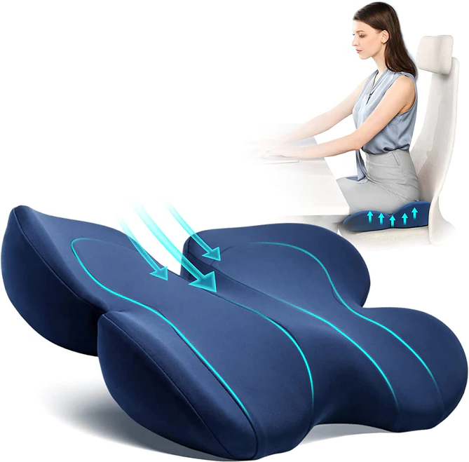 ComfortMax Tailbone Relief Cushion for Enhanced Support
