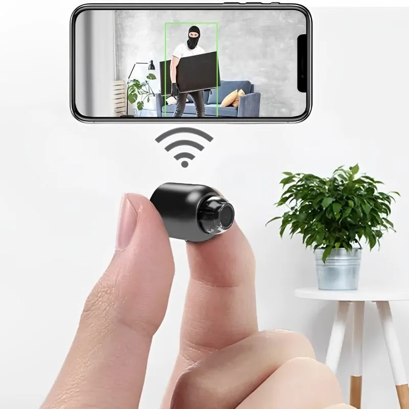 Compact 5G Wireless Security Camera with 1080P HD Clarity