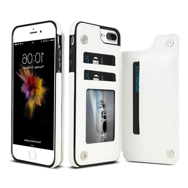 Elegant Leather Wallet Case for iPhone