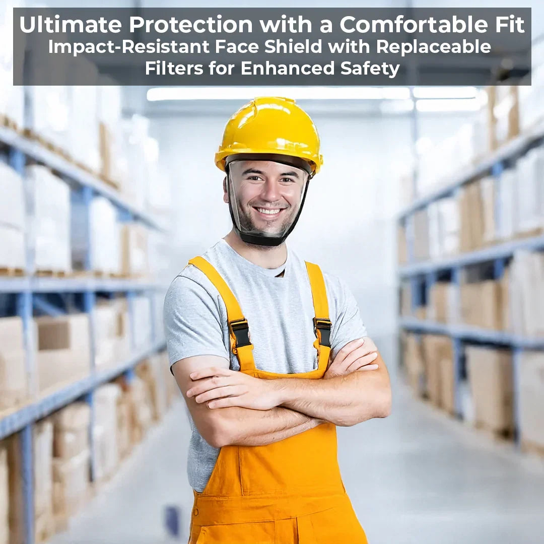 ClearGuard Protective Face Shield: Waterproof and Anti-Fog