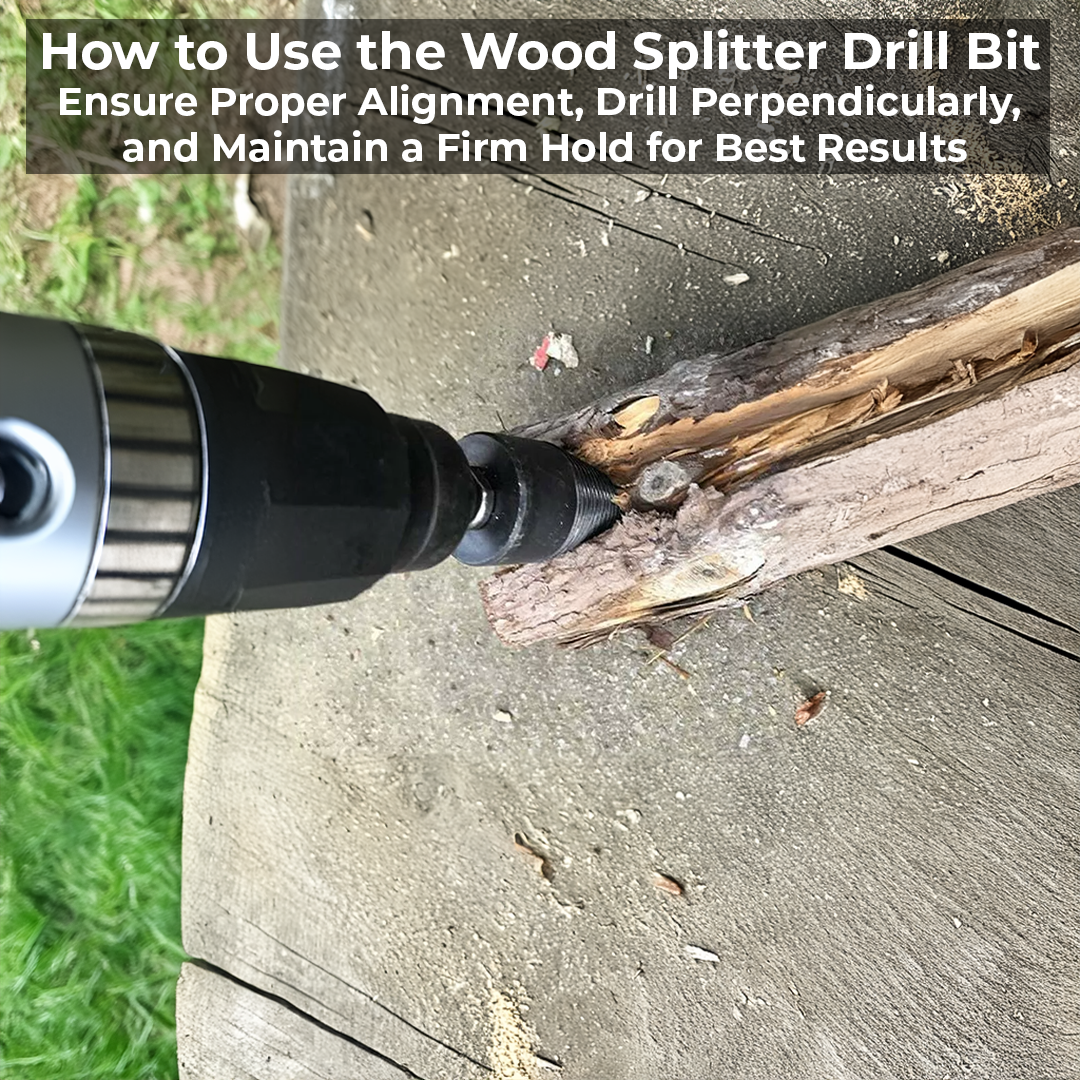 Effortless Wood Splitting Drill Bit for Fast Results