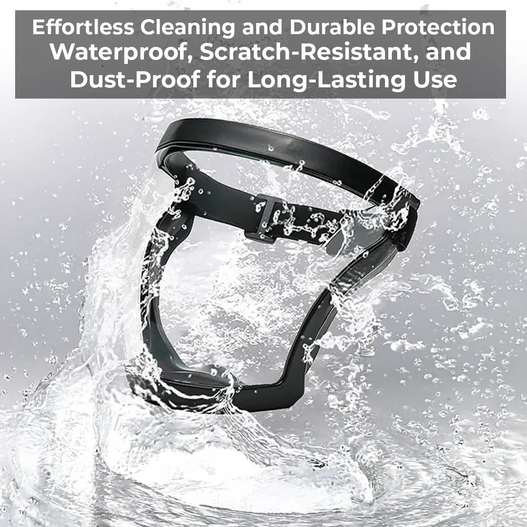 ClearGuard Protective Face Shield: Waterproof and Anti-Fog