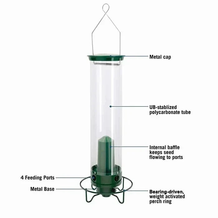 CritterGuard Outdoor Bird Feeder – Weather-Resistant & Easy-Clean Design