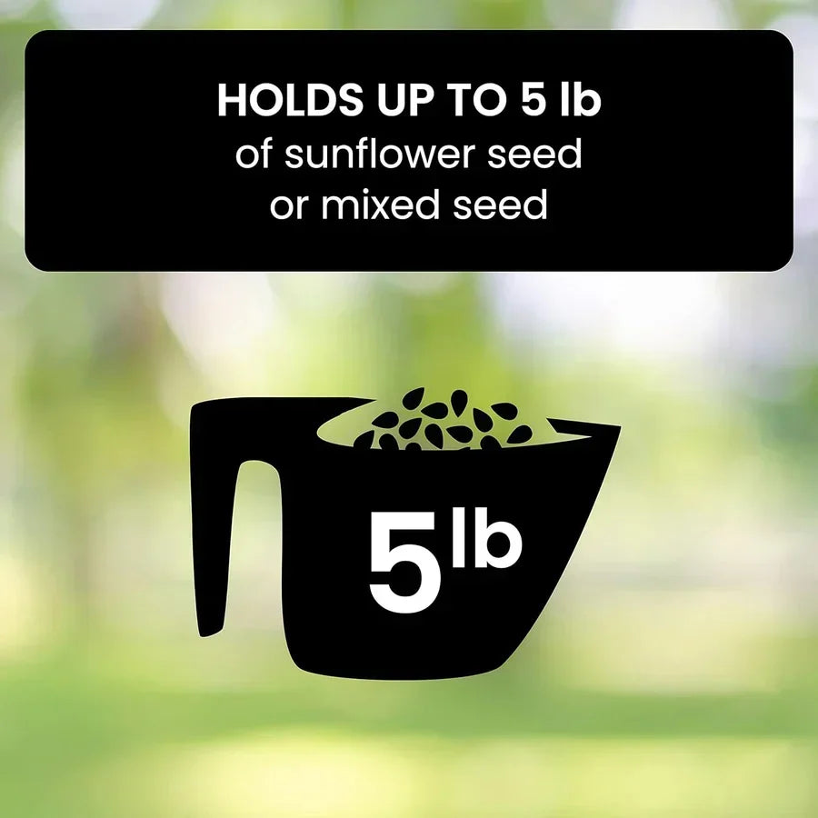 CritterGuard Outdoor Bird Feeder – Weather-Resistant & Easy-Clean Design