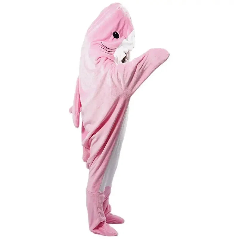 Cozy Shark-Themed Hoodie Blanket for Ultimate Comfort