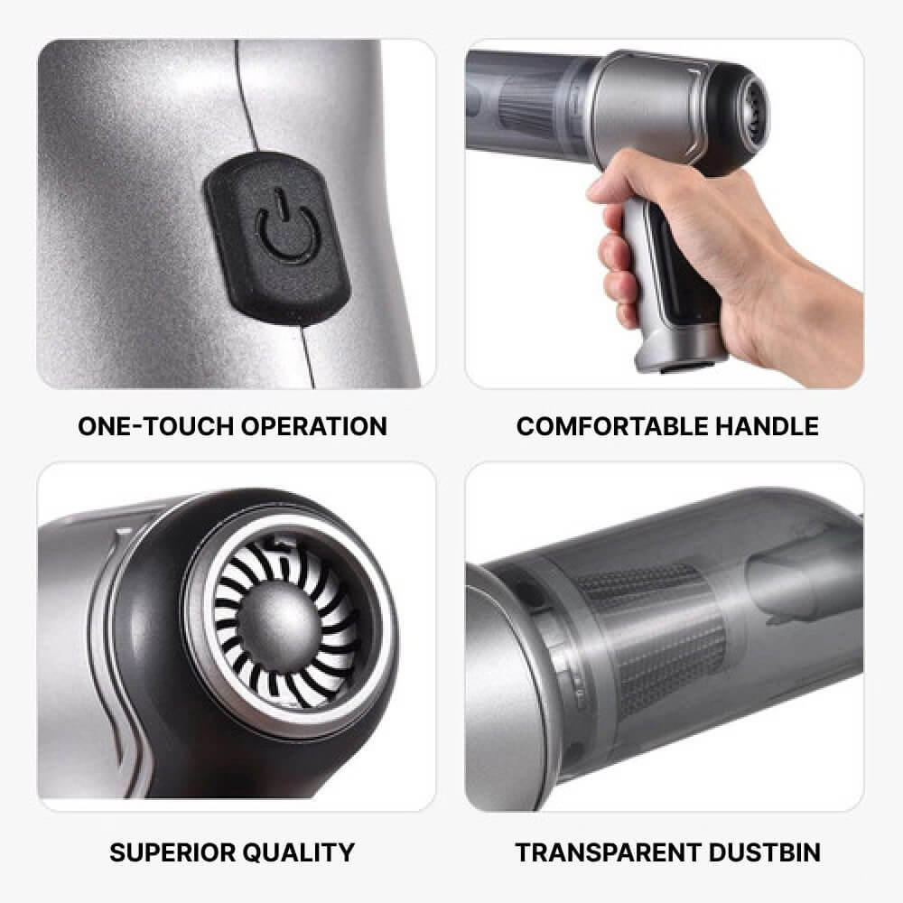High-Powered Cordless Portable Vacuum Cleaner