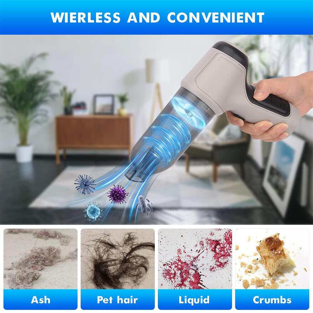 High-Powered Cordless Portable Vacuum Cleaner