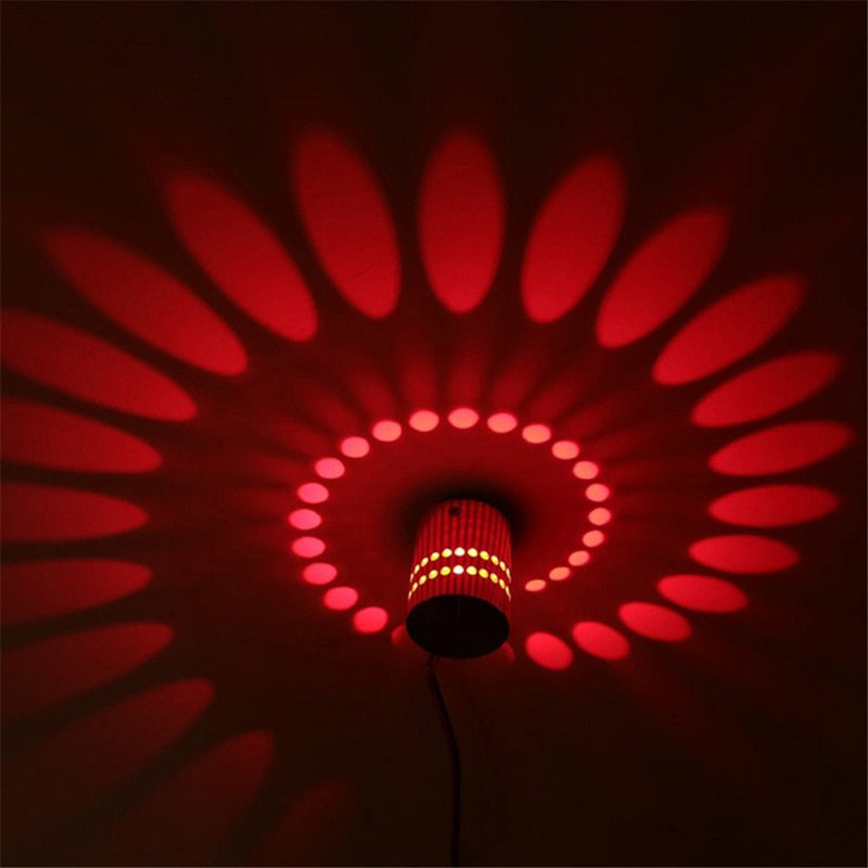 Spiral LED Lamp in Modern Design