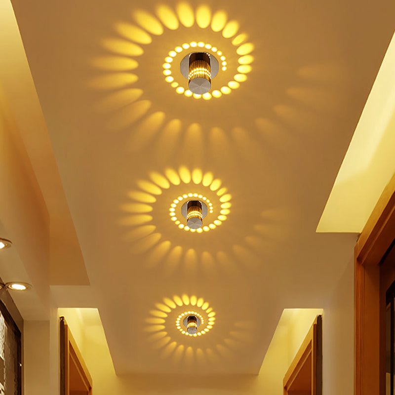 Spiral LED Lamp in Modern Design