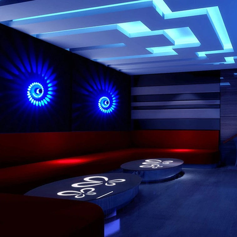 Spiral LED Lamp in Modern Design