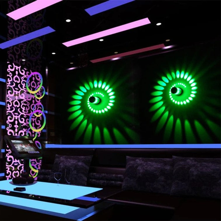 Spiral LED Lamp in Modern Design