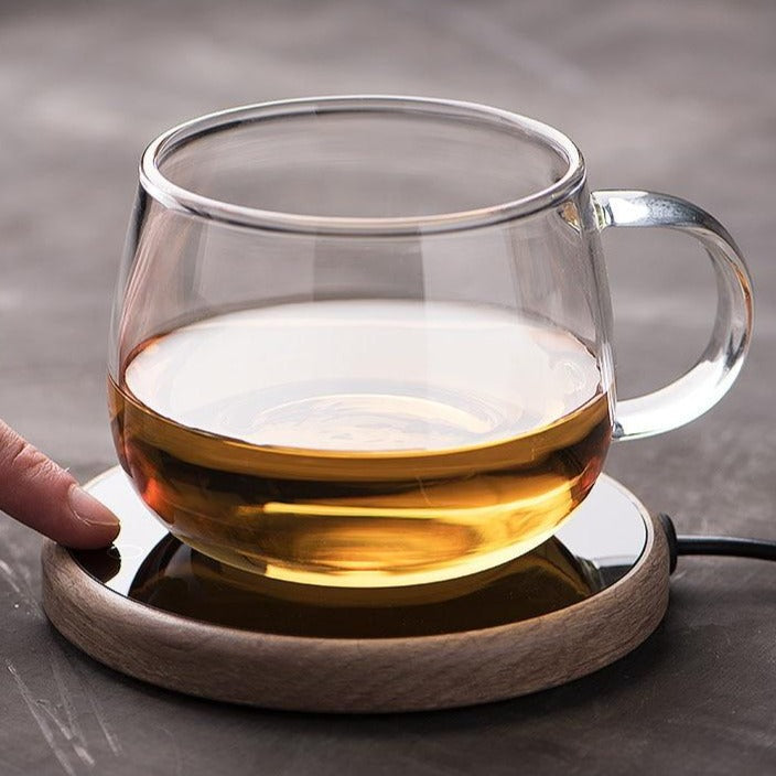 Stylish Electric Mug Warmer with Precision Temperature Control