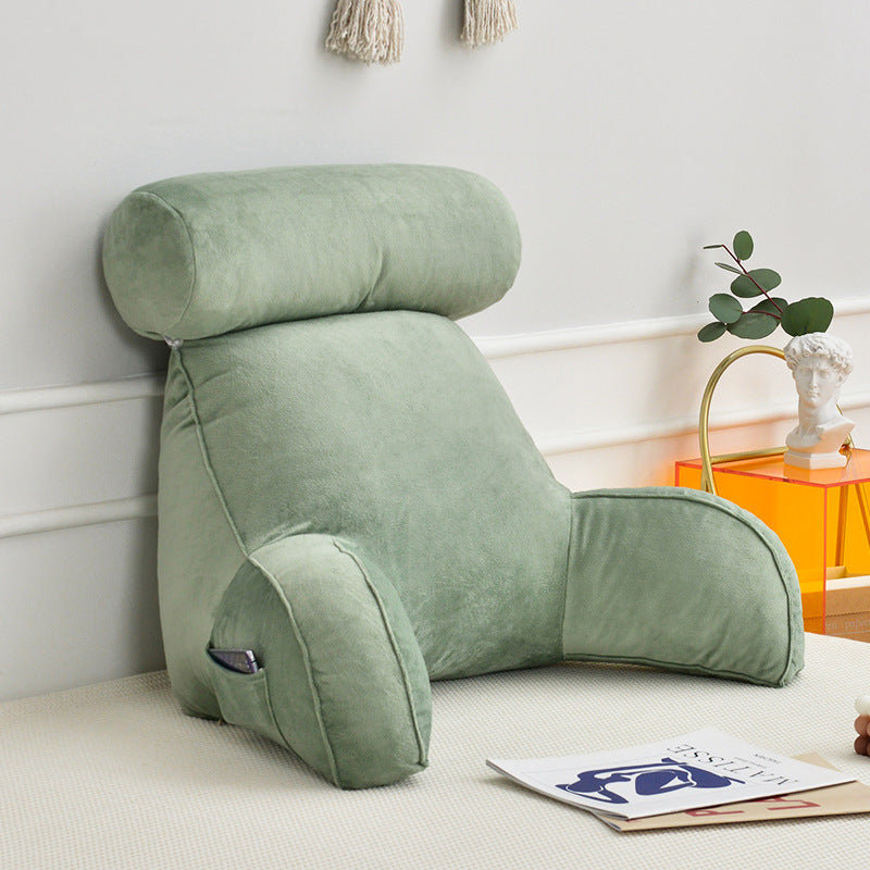Ultimate Comfort Back Support Pillow with Adjustable Headrest