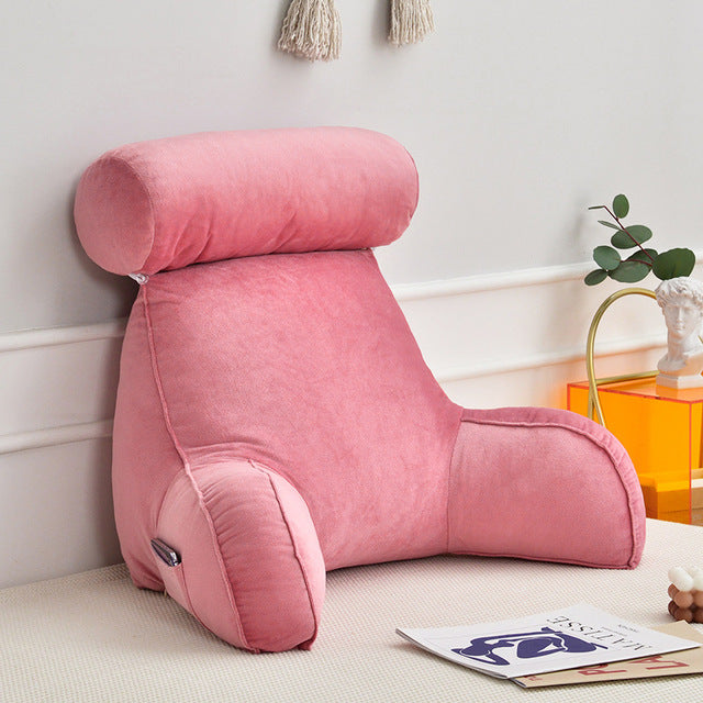 Ultimate Comfort Back Support Pillow with Adjustable Headrest
