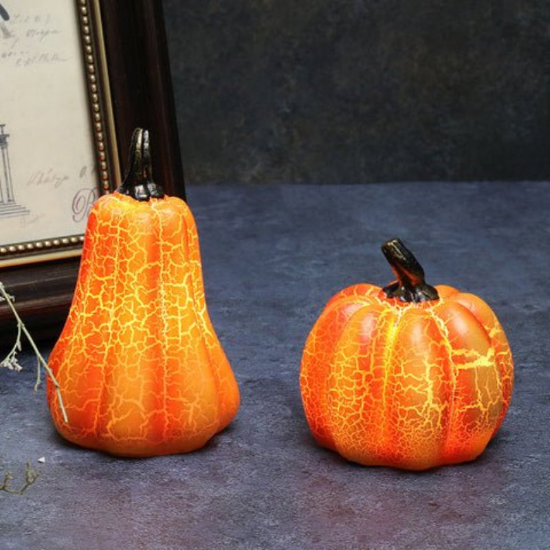 Illuminated Pumpkin Lantern for Spooky Decor