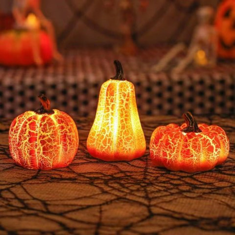Charming Pumpkin Light, Battery-Powered, Cozy Glow for Home Decor