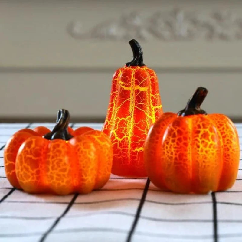 Charming Pumpkin Light, Battery-Powered, Cozy Glow for Home Decor