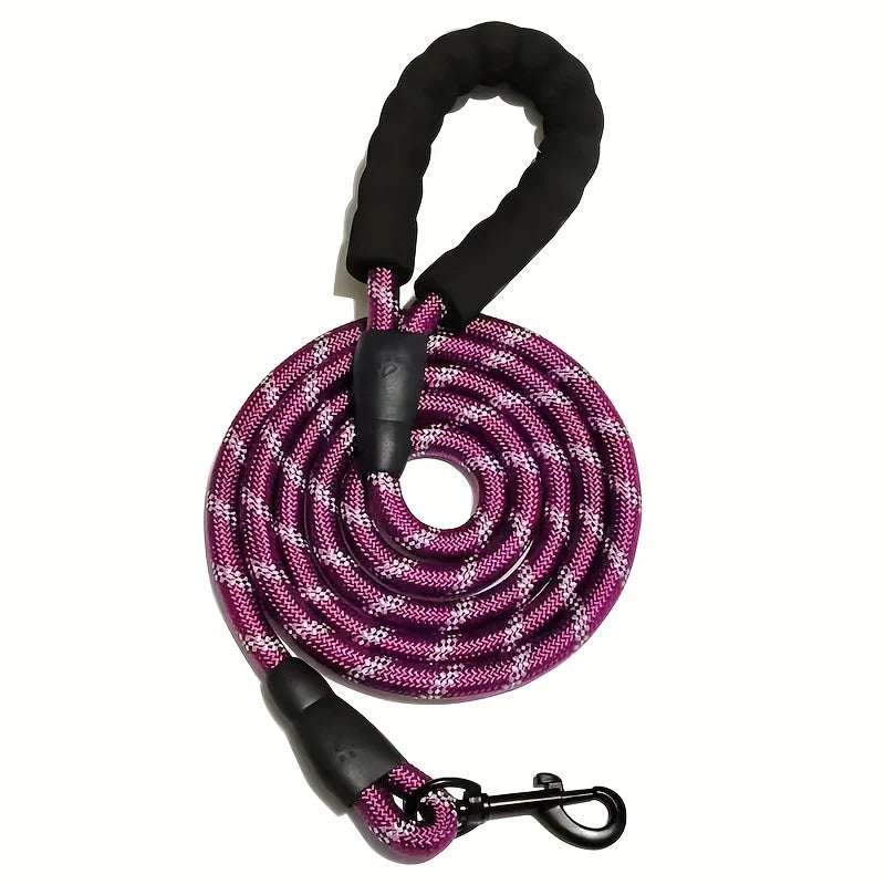 Enhanced Visibility Dog Leash with Comfort Grip