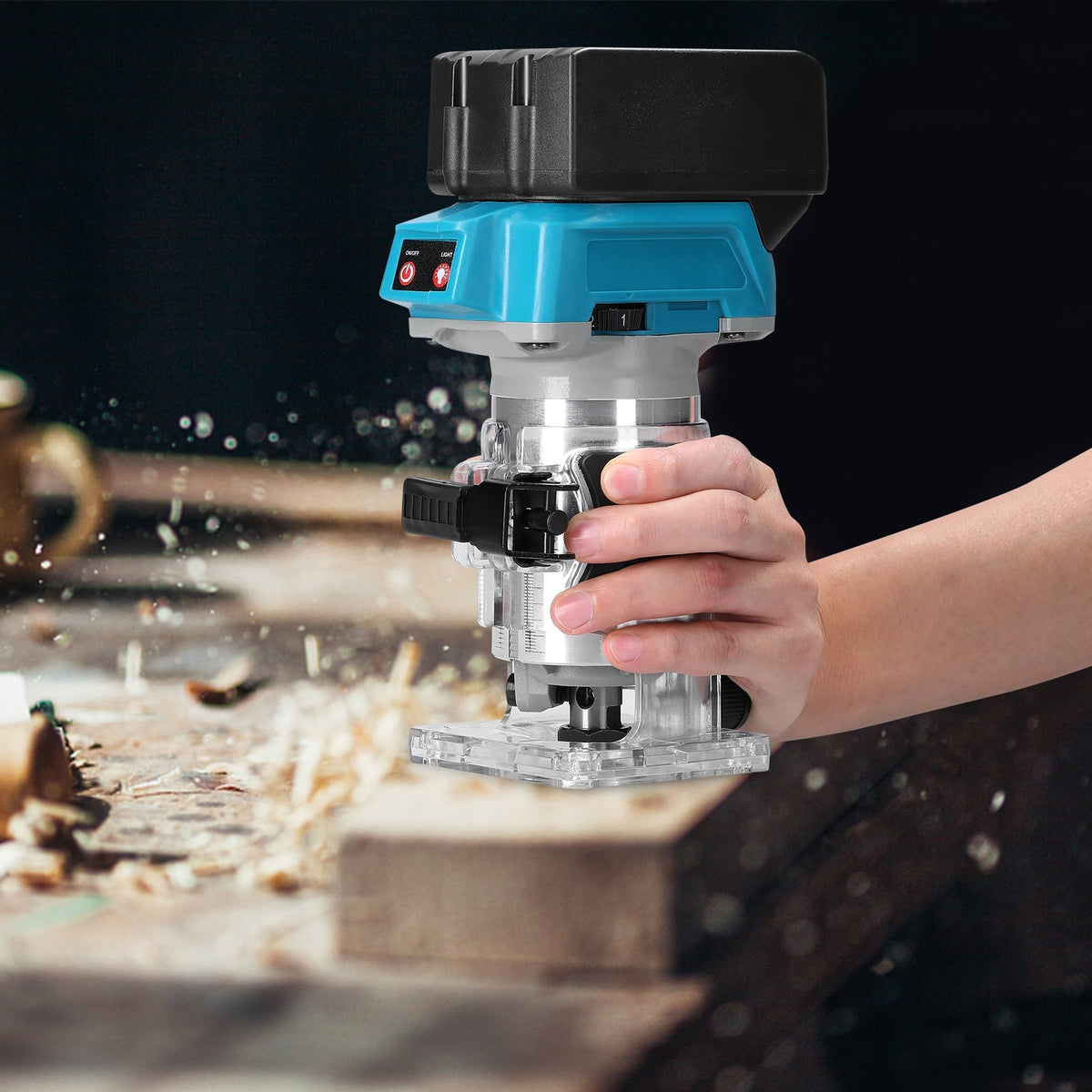 Precision Cordless Wood Shaper for Creative Projects