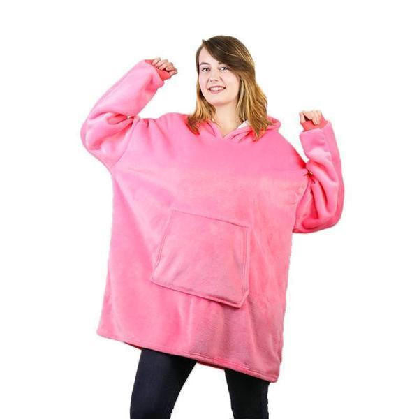 Cozy Wrap Hoodie - Plush Fleece Comfort