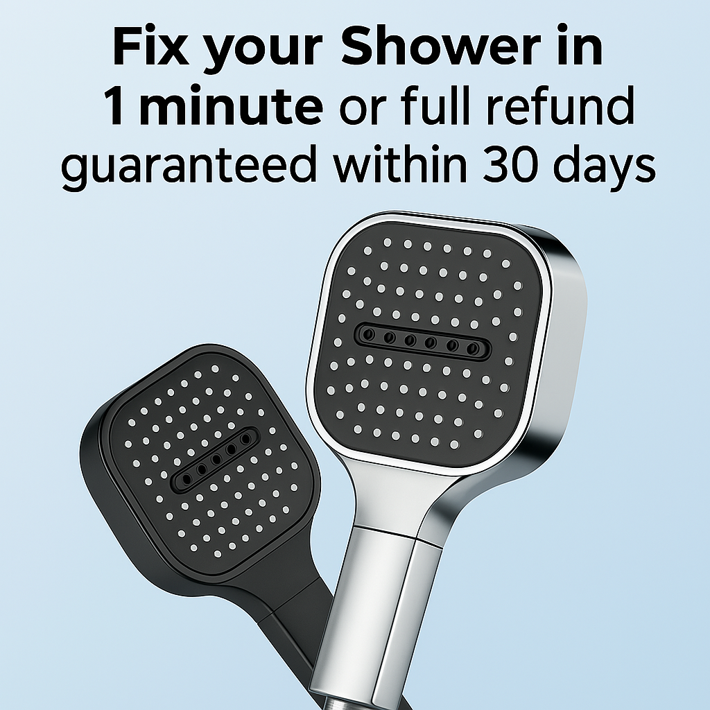 Powerful Showerhead with Enhanced Water Flow & Purification