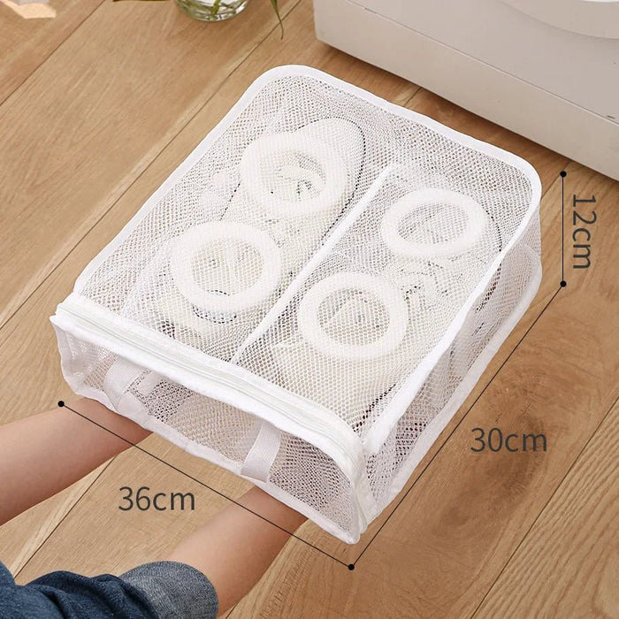 Ultimate Shoe Care Laundry Bag - Effortless Washing for Sneakers