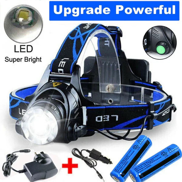 UltraBright 990000 Rechargeable Tactical LED Headlamp