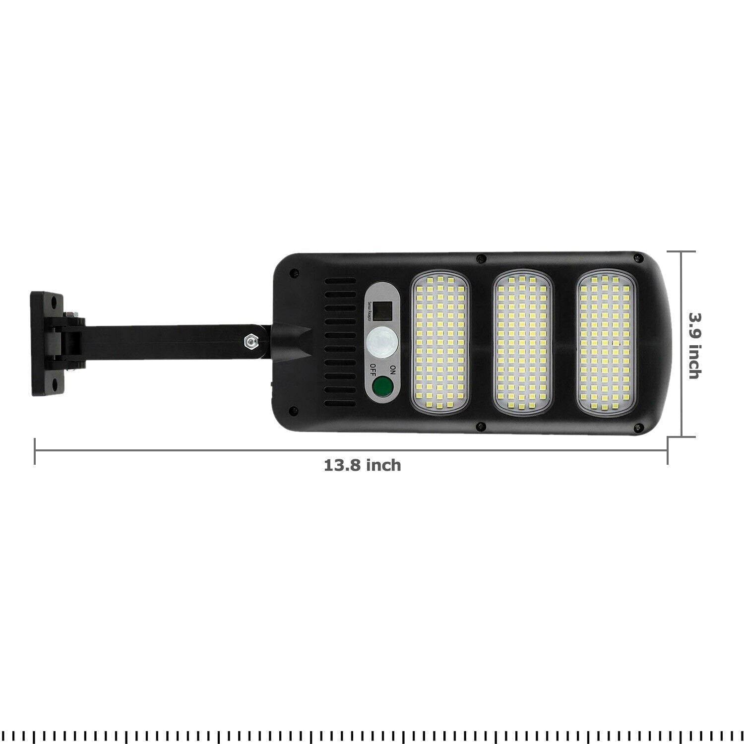 BrightGuard Solar Outdoor Driveway Light with Motion Sensor