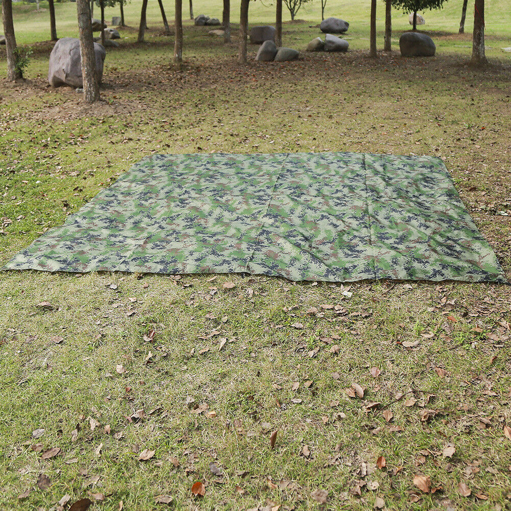Compact Two-Person Camping Hammock with Protective Canopy