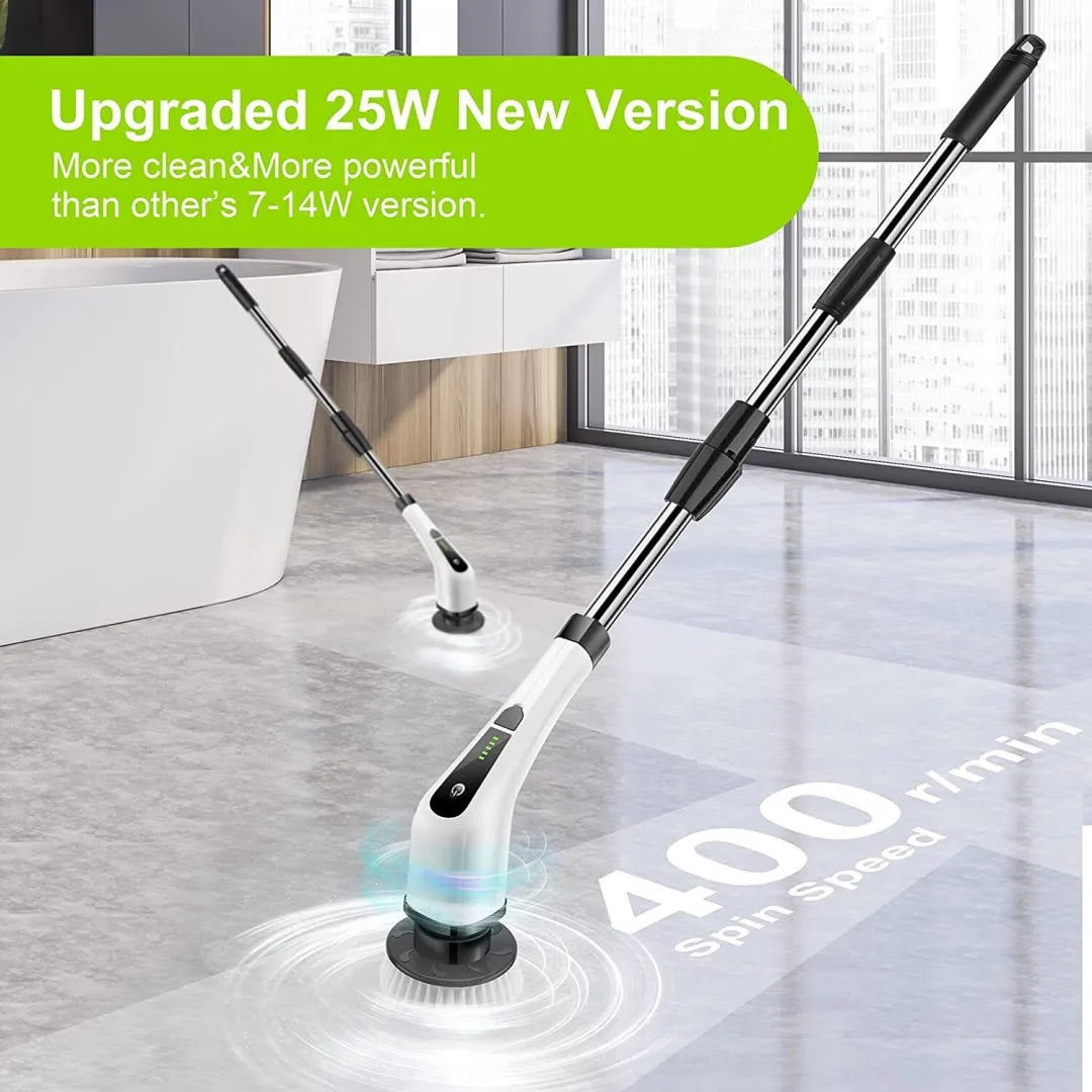 Cordless Power Cleaning Brush with 7 Interchangeable Heads