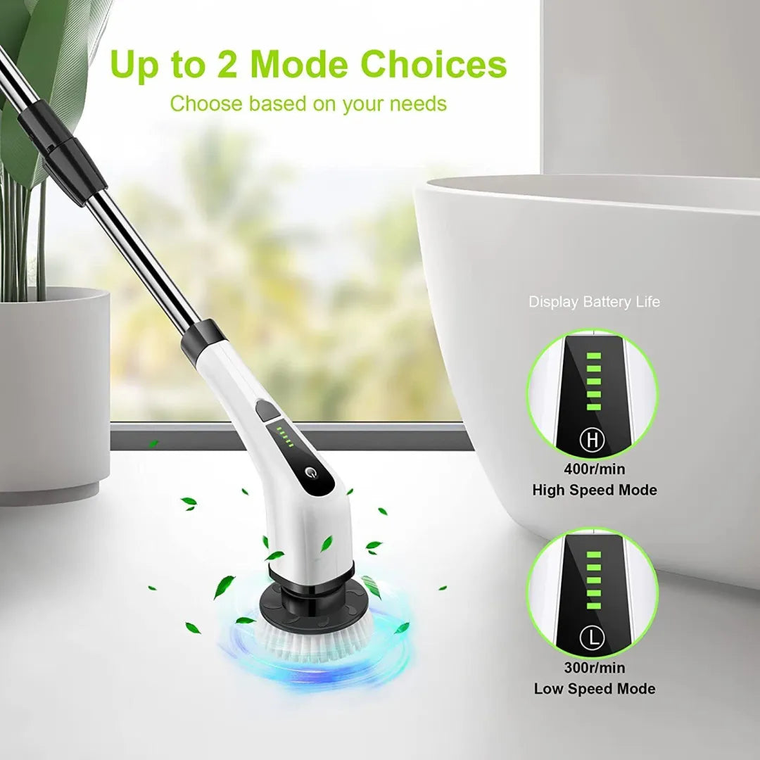 Cordless Power Cleaning Brush with 7 Interchangeable Heads