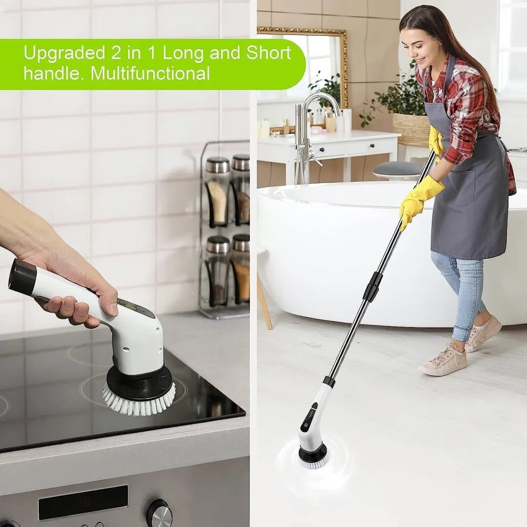 Cordless Power Cleaning Brush with 7 Interchangeable Heads