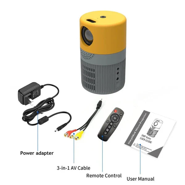 Compact Home Cinema Projector for Movies Anywhere
