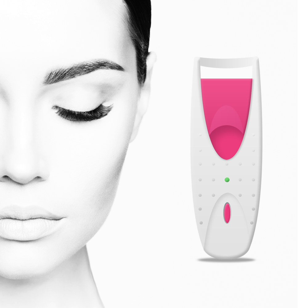 Compact Electric Heated Eyelash Curler for Stunning Lashes