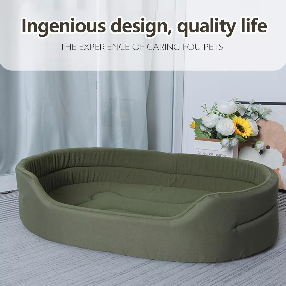 Sustainable Comfort Pet Bed
