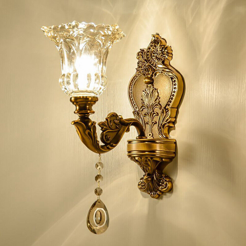 Gold Wall Light Fixture – Vintage Style