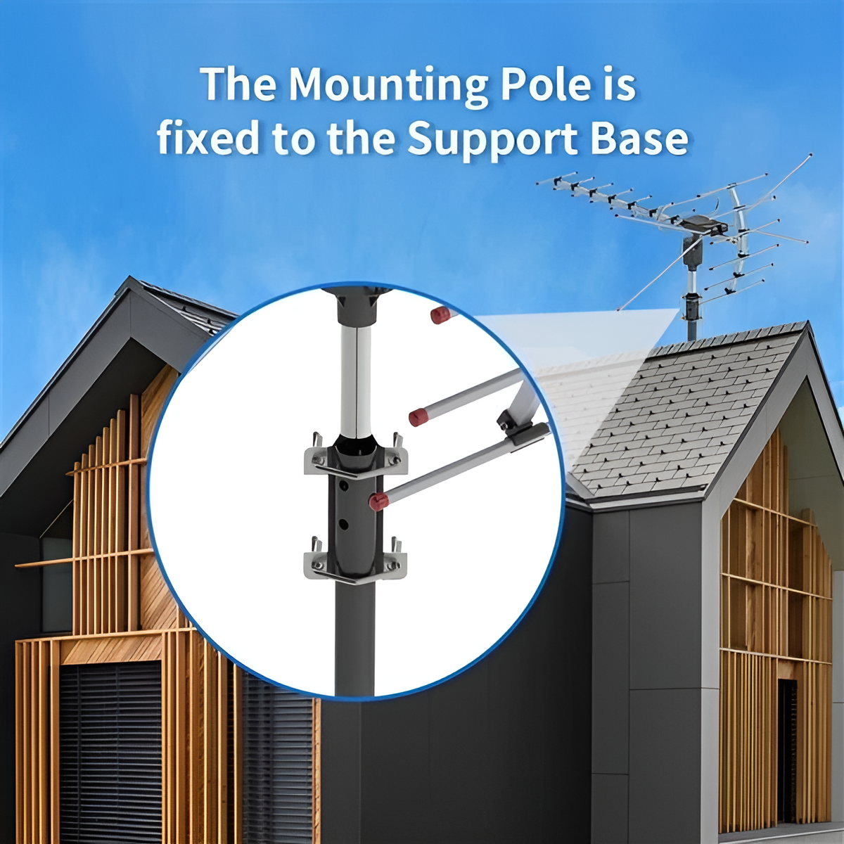 360° High Definition Outdoor Antenna for Uninterrupted Viewing