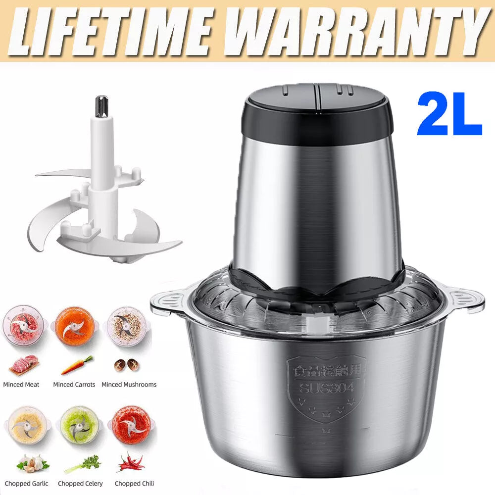 Effortless 2L Food Processor for Perfect Chopping