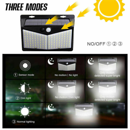 Solar-Powered Outdoor Security Light