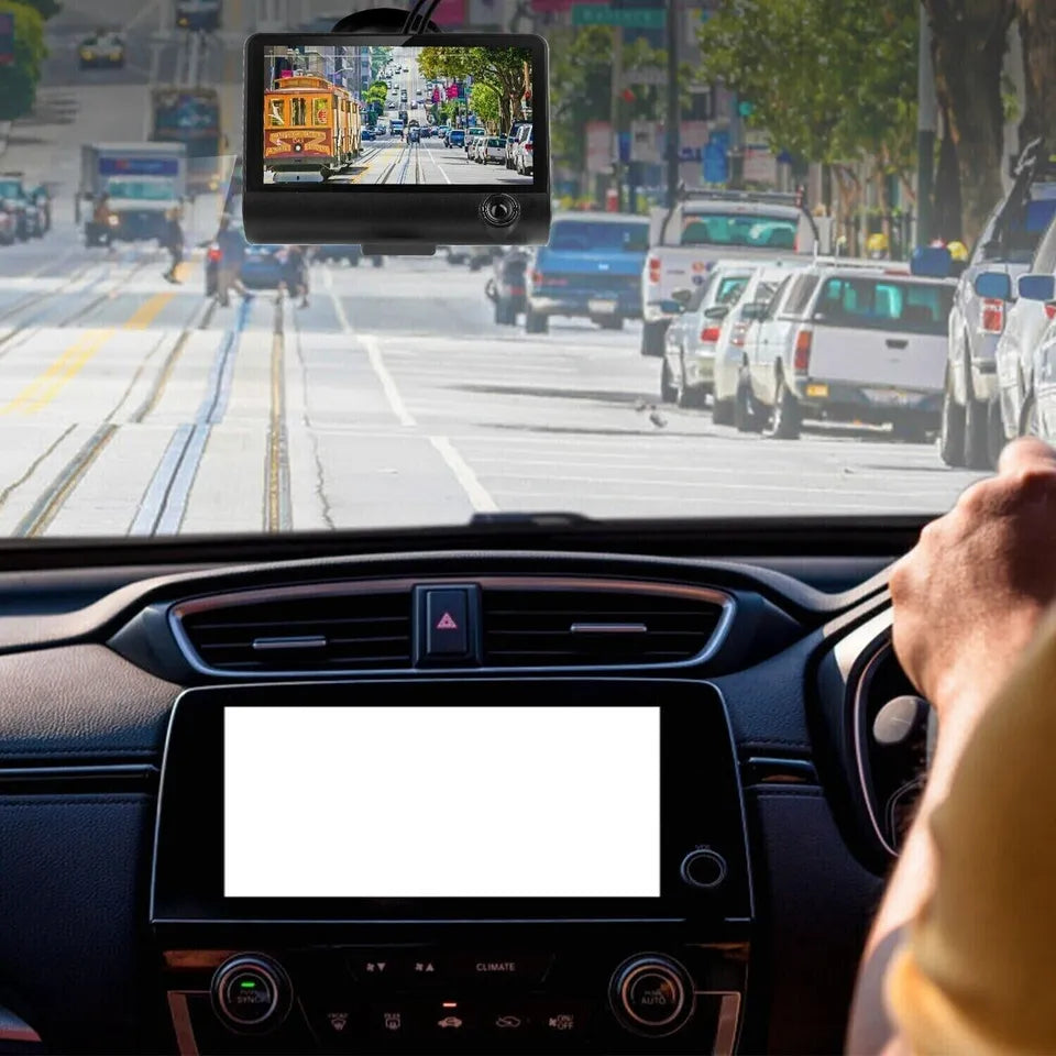 Advanced 4" HD Dual Camera Dashboard Recorder