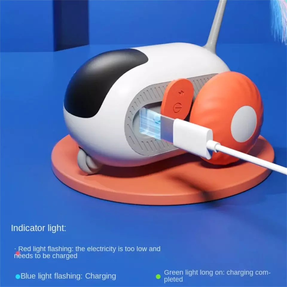 Interactive Racing Car for Cats - Remote-Controlled Fun