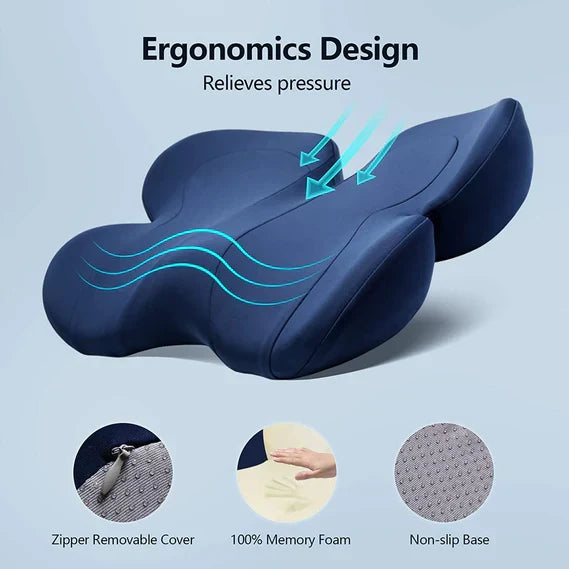 ComfortMax Tailbone Relief Cushion for Enhanced Support