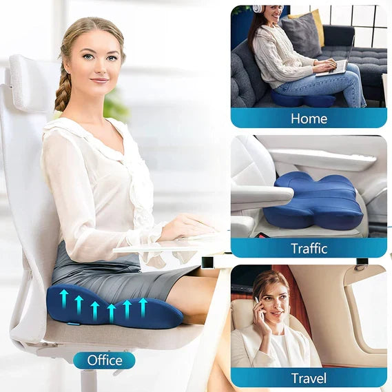 ComfortMax Tailbone Relief Cushion for Enhanced Support