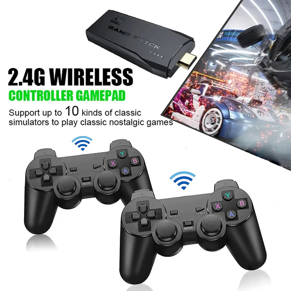 Ultimate 4K Gaming Stick with 64GB and 20,000+ Classic Games