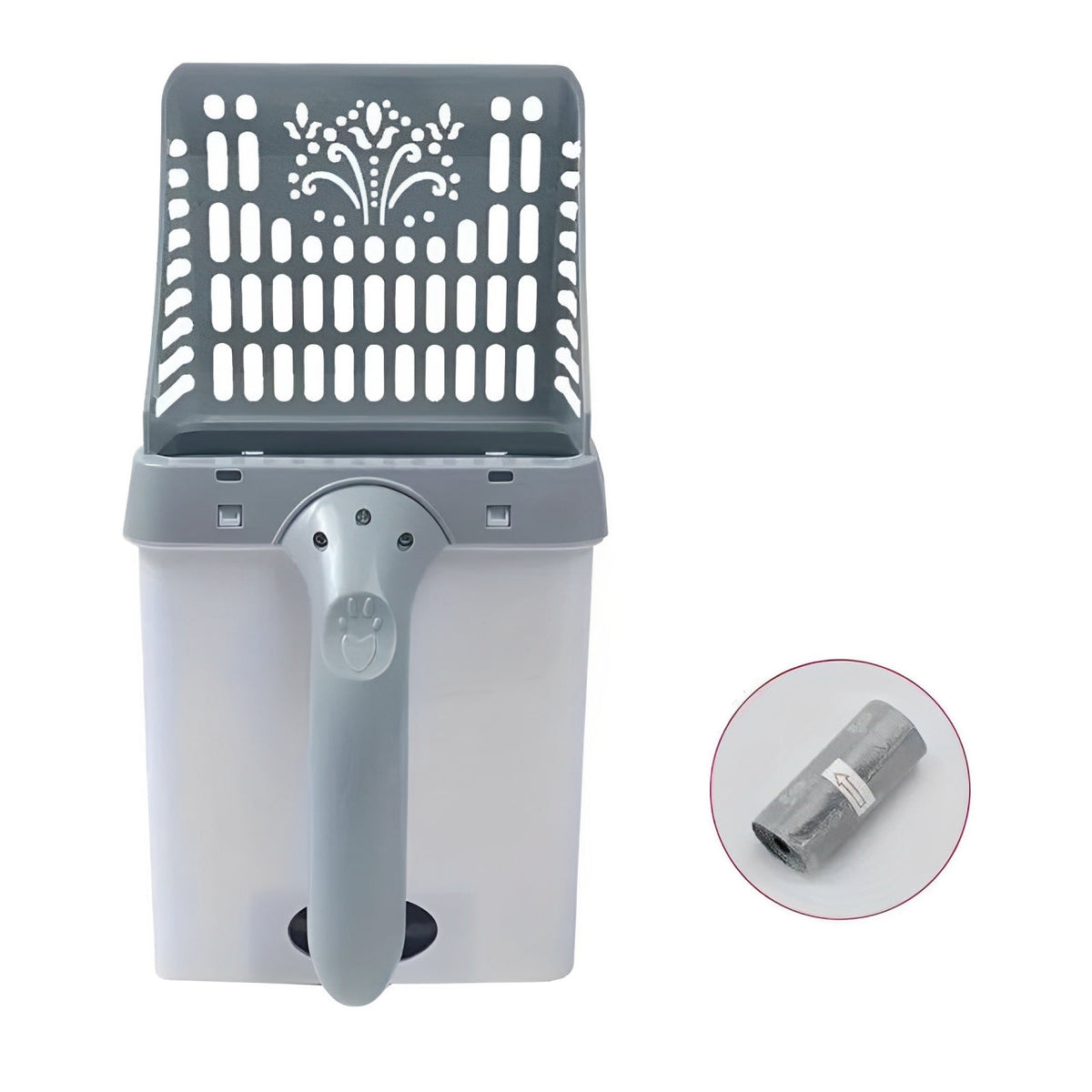 Effortless Cat Waste Collector with Trap-Door Technology