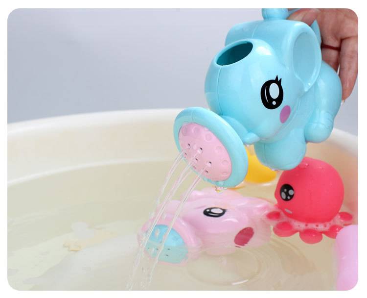 Joyful Elephant Bath Rinse Toy for Babies